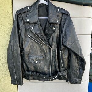Leather Motorcycle Jacket